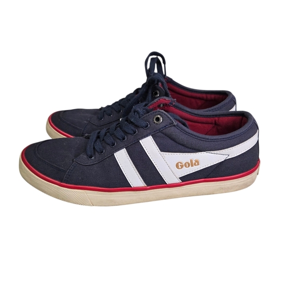 Gola Other - Gola Classic Comet Canvas Sneakers Trainers Men's Blue & White Size 11